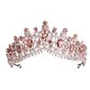 Bridal Alloy Elegant Rhinestone Crown For Wedding Party