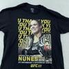 חולצת אלוף UFC 289 אמנדה נונס L/XL אריה שחור MMA קרב 2023 טי