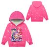 Girls Hoodie 3D Cartoon Jacket Sweatshirt Music Zip Hooded Long Sleeve Tops