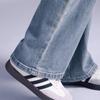 Women's High-Waist Washed Wide-Leg Jeans