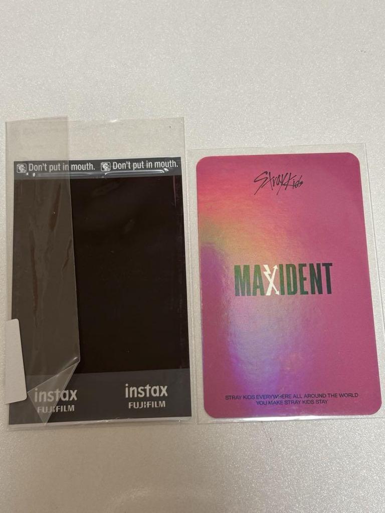 [USED] Stray Kids Maxident Ien China KMS Bonus Polaroid Trading Card