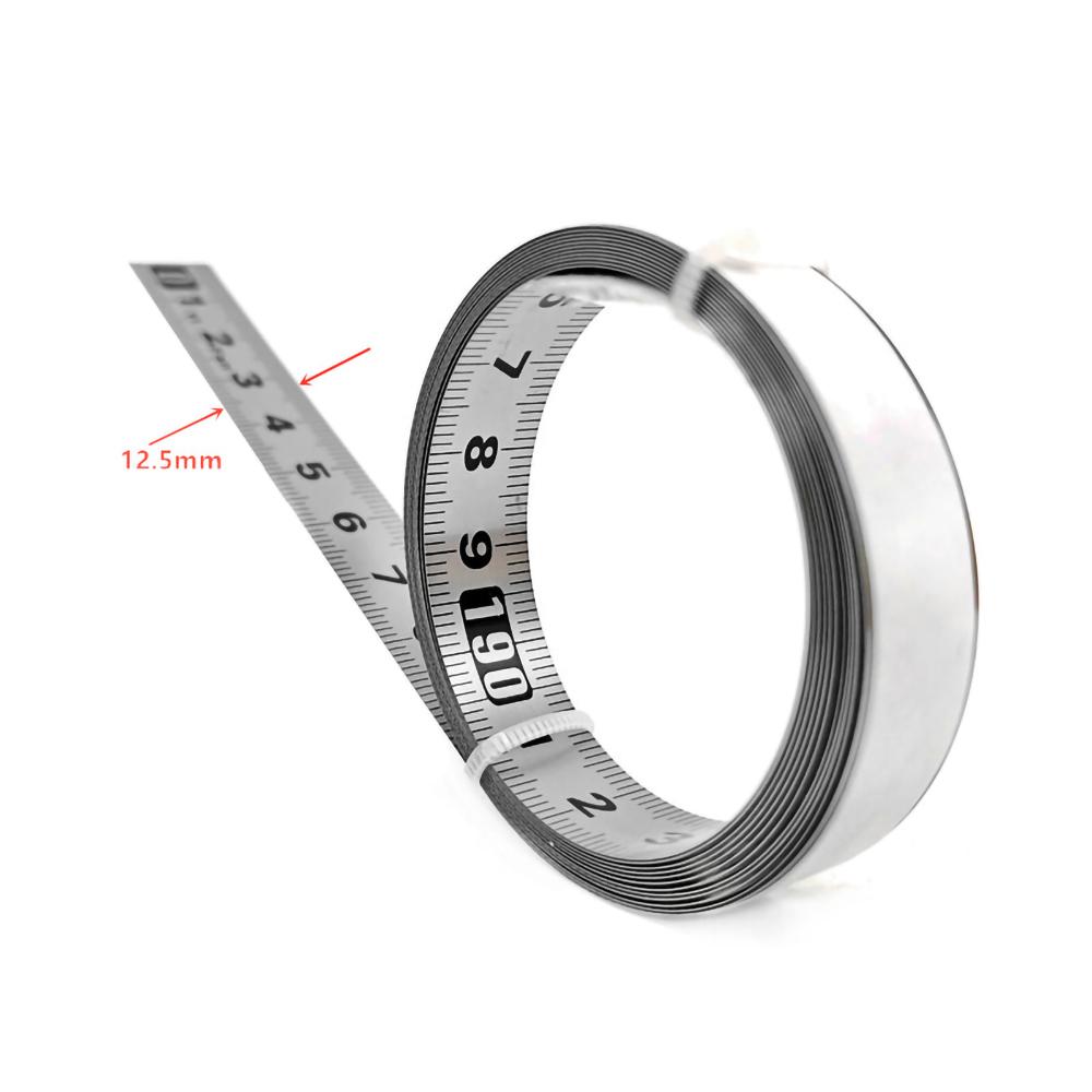 Stainless Steel Miter Track Tape Measure Self Adhesive Metric Scale Ruler Rust-Proof Durable And Wear-Resistan Ruler