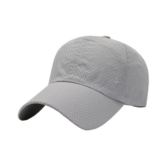 Baseball Hat Breathable Mesh Design Lightweight UV Proof Sun Hat Solid Color Adjustable Outdoor Sport Hat Headwear