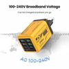 6-in-1 240W Schnellladegerät Mit 4 USB 2 PD-Anschlüssen Desktop-Ladegerät Schnellladeadapter Für Telefon Laptop