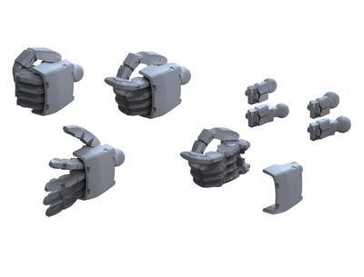 Builders Parts HD MS Hand 02 (Zeon Serie) Dunkelgrau 1/144 Maßstab Kunststoffmodell