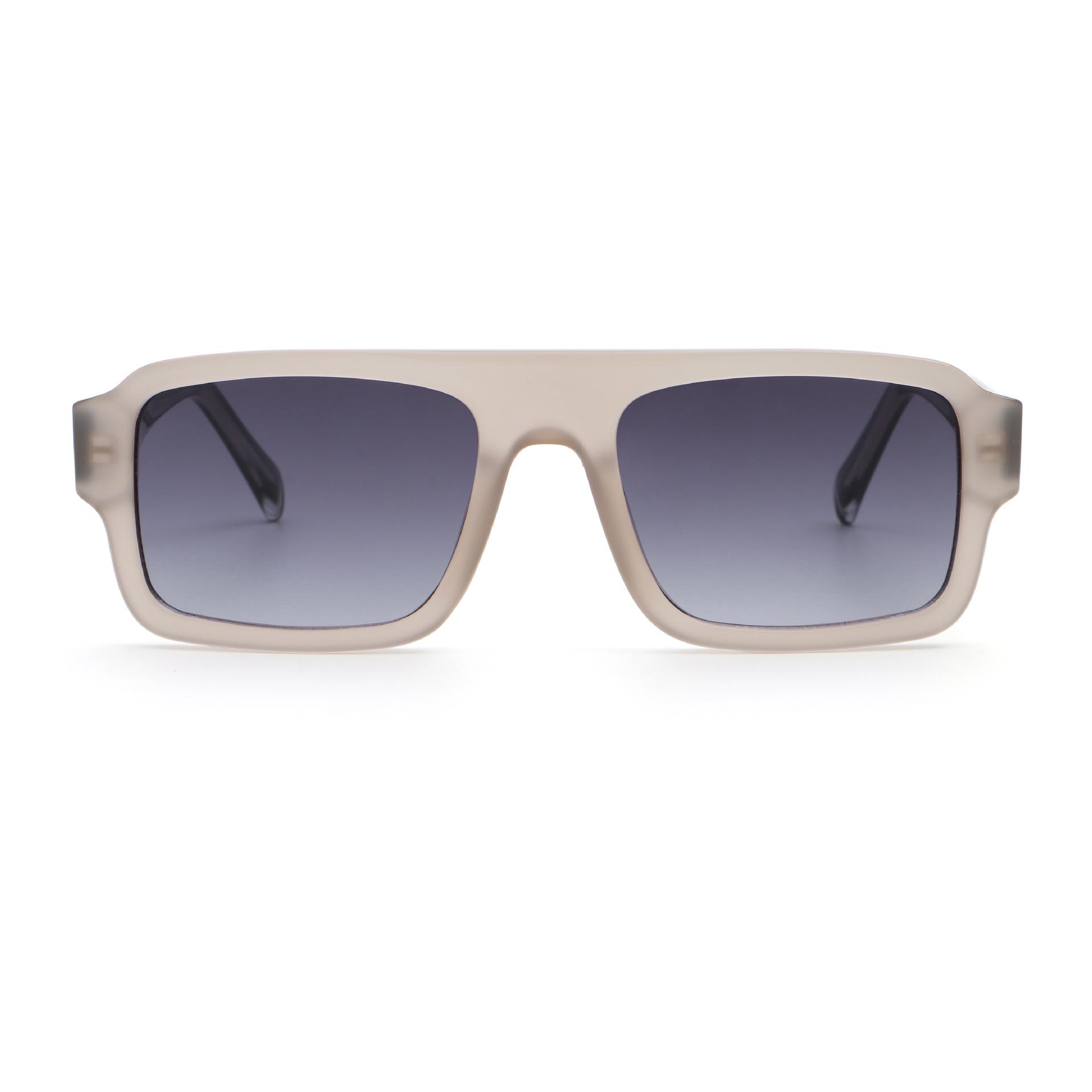 Versatile High-End Retro Square Frame Sunglasses for Men  Women - Modern European American Fashion Trend