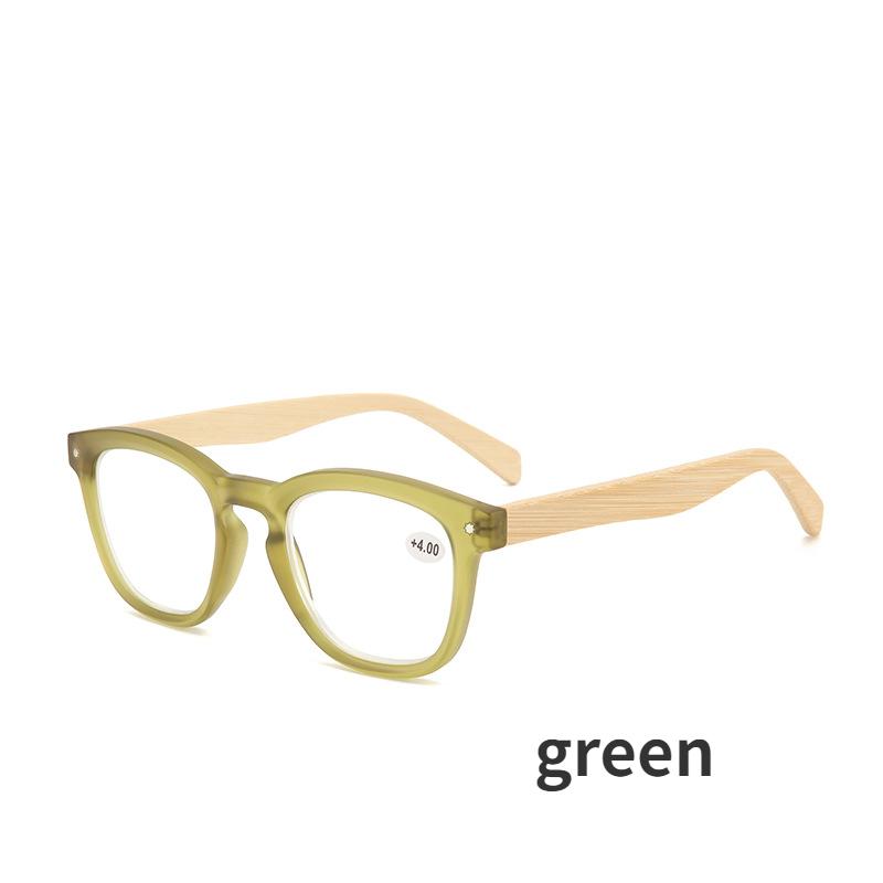 

Модные очки для чтения на ногах из натурального дерева, анти-синий свет, женские и мужские компьютерные очки, квадратные очки для дальнего зрения, пресбиопия + 1,0 + 4,0 +1.0