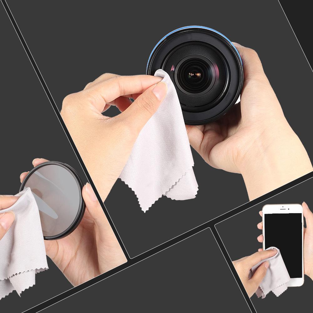 58mm Lens Filter Kit UV+CPL+FLD+ND(ND2 ND4 ND8) with Carry Pouch   Lens Cap   Lens Cap Holder   Tulip & Rubber Lens