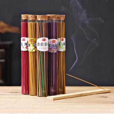 Natürliches Räucherstäbchen Jasmin Sandelholz Rose Joss-Stäbchen Zuhause Innen Buddha/Toilette Desodorierung/Luftreinigung/beruhigende Linderung
