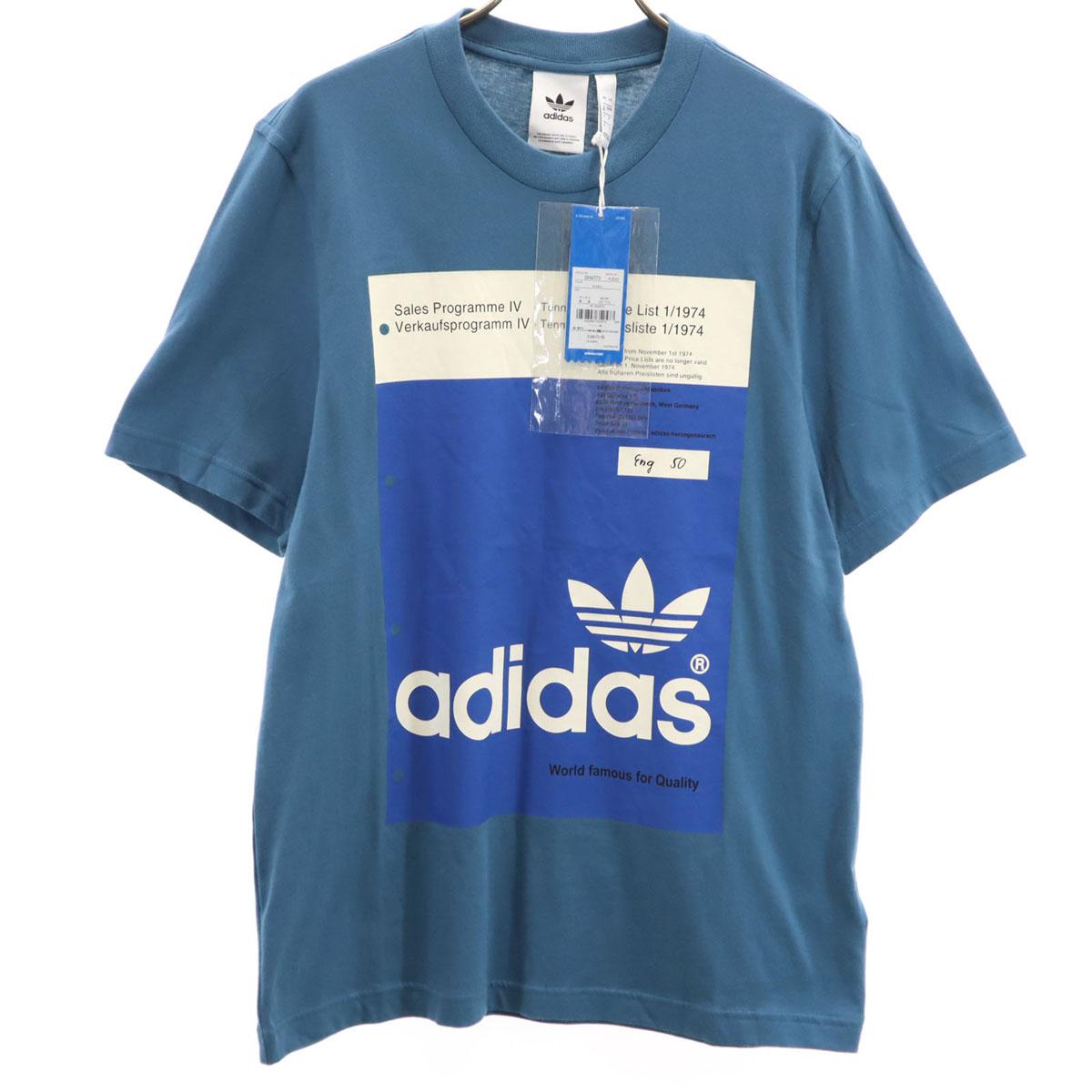 

unused adidas Originals Trefoil logo Short sleeve T-shirt M blue Men s Used