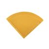 Retro Triangle Fan-Shaped PU Leather Bookmark and Book Corner Bag