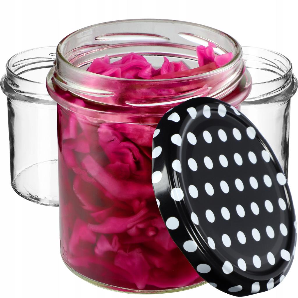 KADAX 10x Glas Glas 350ml Für Konserven Marmelade Honig Pastete Fleisch
