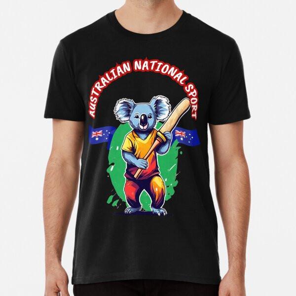 Australian national sport, cricket Play, gif S to 5XL Made in the AU/USA T-Shirt