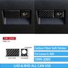 Real Carbon Fiber Car Accessories Glove Storage Handle Cover Soft Sticker For Lexus is 300 1999 2000 2001 2002 2003 2004 2005