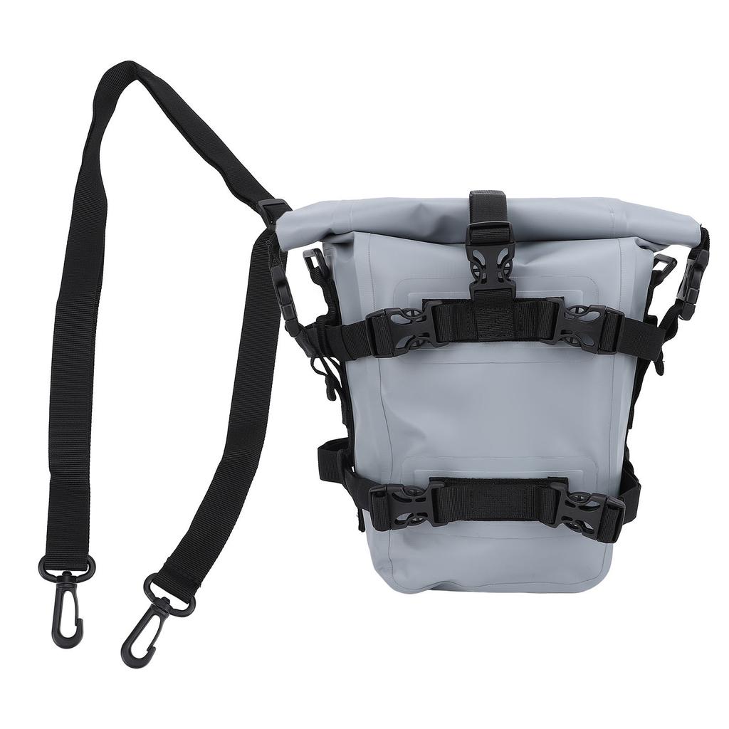 Motorcycle Bumper Bag Water Resistant Large Capacity Anti Slip PVC Side Frame Crash Bar Riding Bag