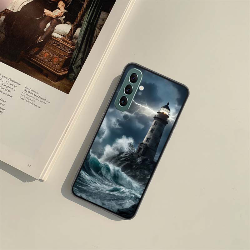 Lighthouse Phone Case for Samsung A54 A14 A24 A34 A17 A37 A57 A55 A35 A25 A15 A07 A05S A04S A12 A22 A32 A52S A72 Galaxy Note 20