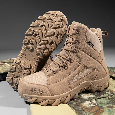 Large Size Sports Training Boots Men's and Women's Comfortable and Breathable Outdoor Hiking Desert Tactical Hiking Boots