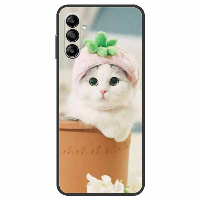 For Samsung Galaxy A14 4G 5G Case Luxury TPU Soft Silicone Back Cover Phone Cases for Samsung A15 4G 5G SM-A145 Protective Funda
