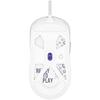 LORGAR MSA10 Gaming Mouse, Wired Ultralight, White