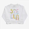 Stella McCartney Tt4a40 Z0447 101 Regenbogen-Logo-Print Kinder-Sweatshirt
