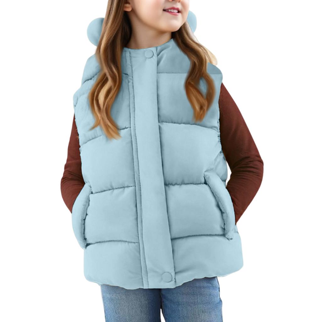 Kinder 2-teiliges Set - Einfarbiger Mantel mit Tasche