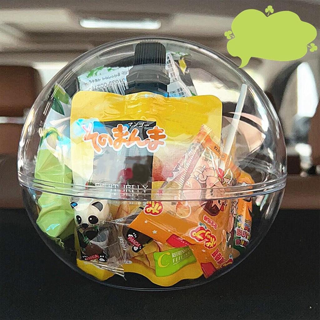 Christmas DIY Acrylic Hollow Ball Clear Balls Fillable Ornaments Ball Transparent Ball DIY Crafts for Wedding Christmas Decor