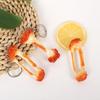Pvc Chicken Wing Bone Charm Simulated Chicken Leg Bone Key Ring Props Imitation Food Key Chain Bag Pendant Decoration Cute Gift