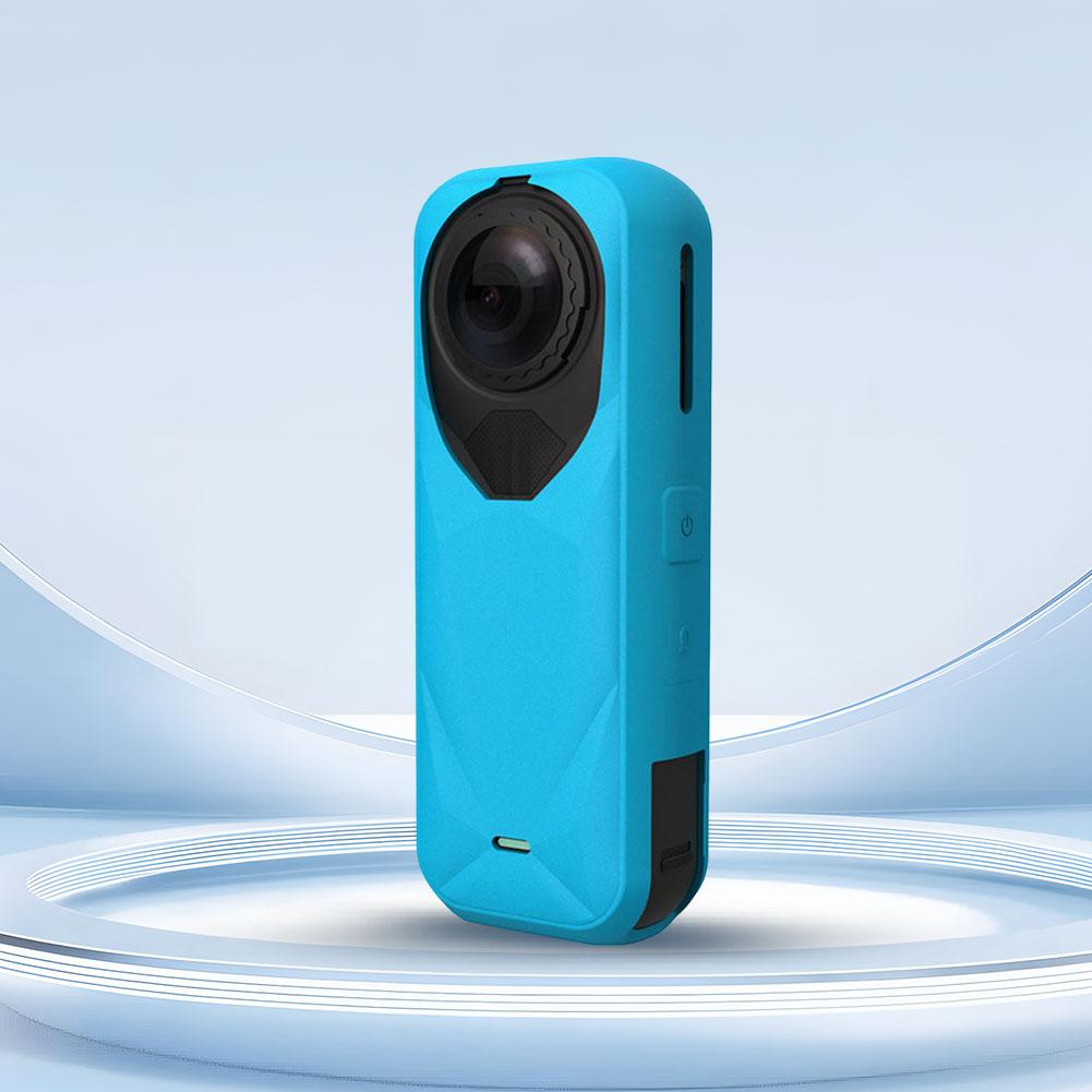 Silicone Protective Case Dust-Proof Action Camera Protector Anti-Scratch Panoramic Camera Sleeve for Sports Camera Accessories