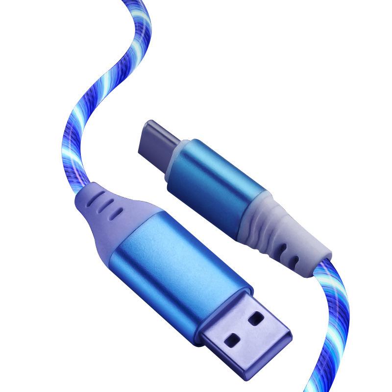 Luminous Fast Charging Cable for Apple, Huawei, Android Type-C Devices