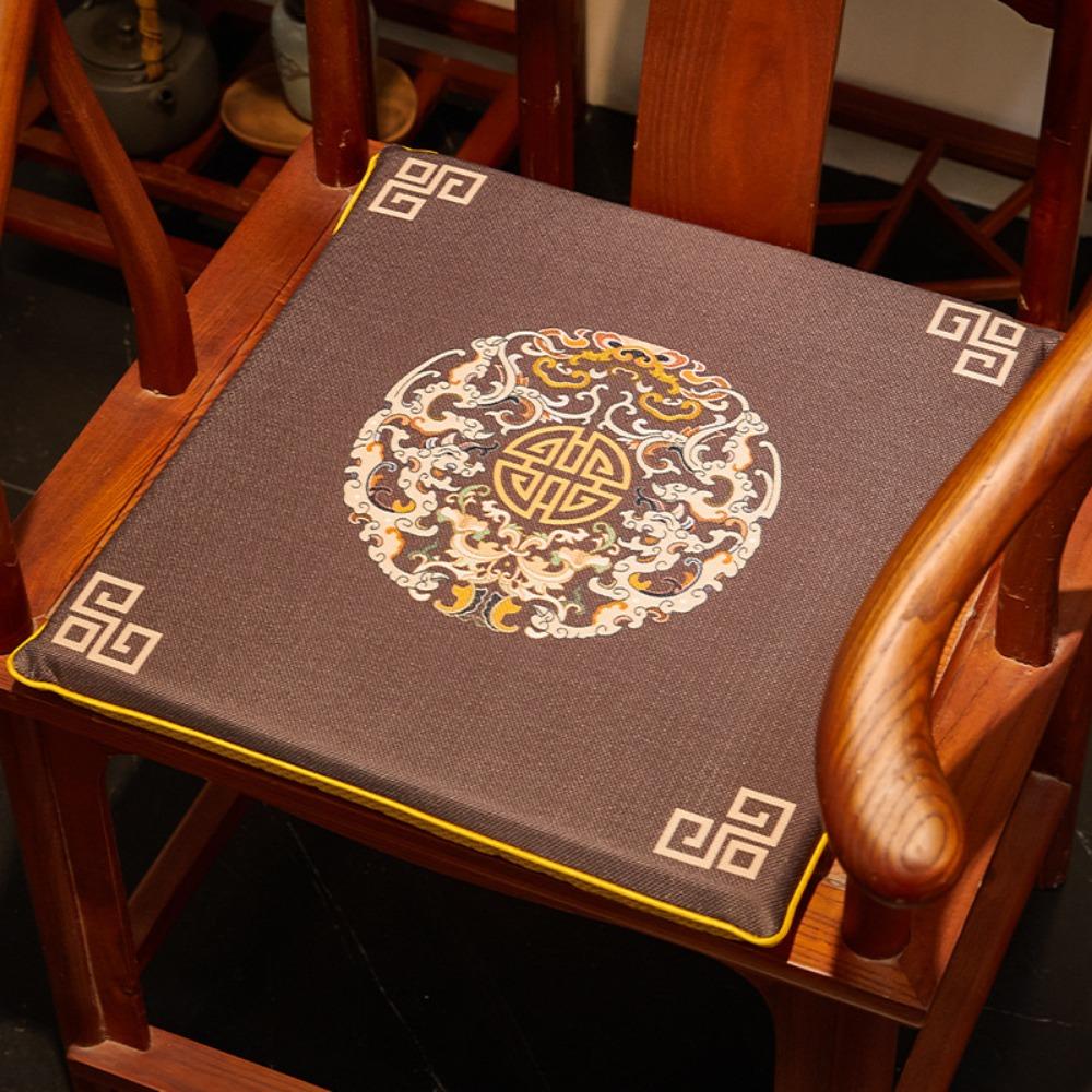 Redwood Sofa Cushion Thickened Seat Pad for Chinese Dining Chair Solid Wood Furniture Armchair