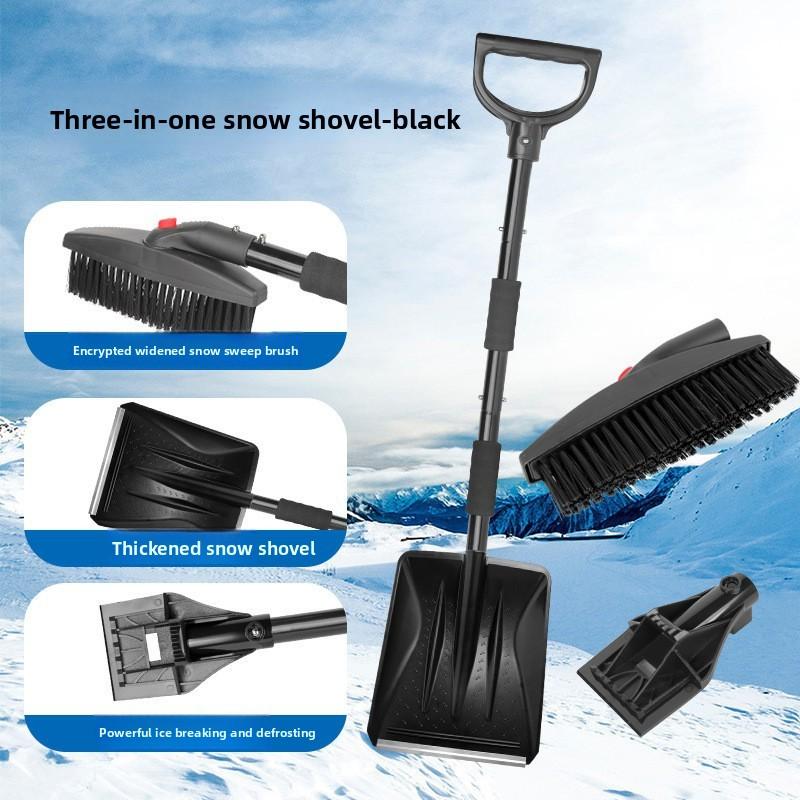 

Multi-functional and Extendable Snow Removal Shovel, Three-in-one Snow Shovel, Vehicle-mounted Snow Removal Shovel