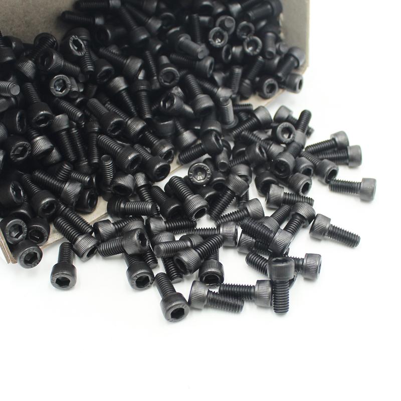 M2 M2.5 M3 M4 M5 M6 Hex Socket Head Cap Set Allen Screw DIN912 Black 12.9 Grade Carbon Steel Screws Nuts Bolt Washer Assortment
