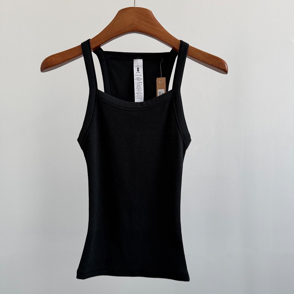 Skims American Spicy Girl Camisole: Women s Summer Slim Fit Backless Top Small чёрный