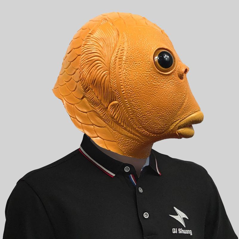 Amusing Colorful And Fish Head Mask For Kids Birthdays And Holiday Parties