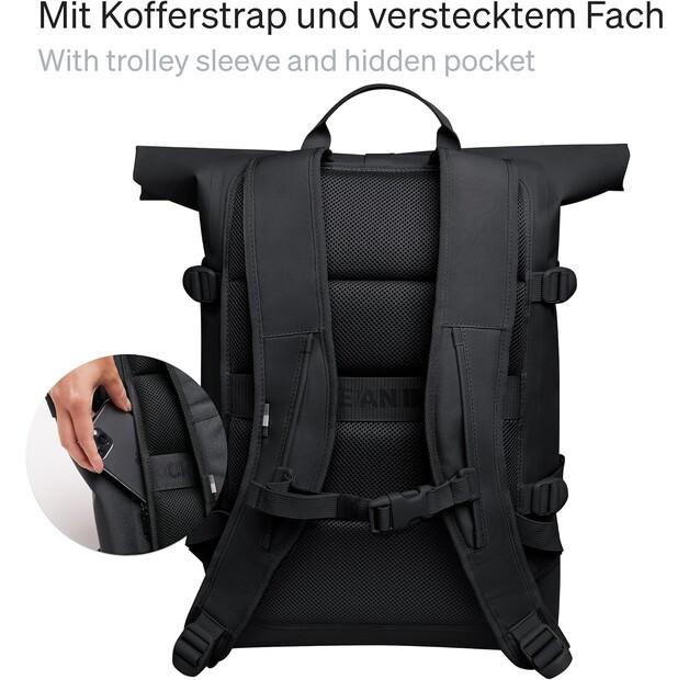 Backpack GOT BAG Rolltop 2.0 Monochrome Black