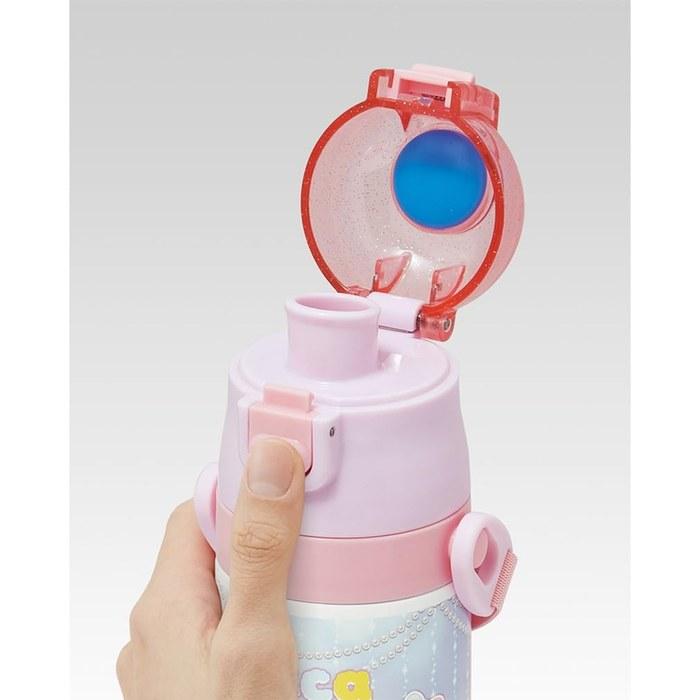 Skater Water Bottle 2-Way 470ml/430ml Rika-chan Stainless Steel Thermos Kids