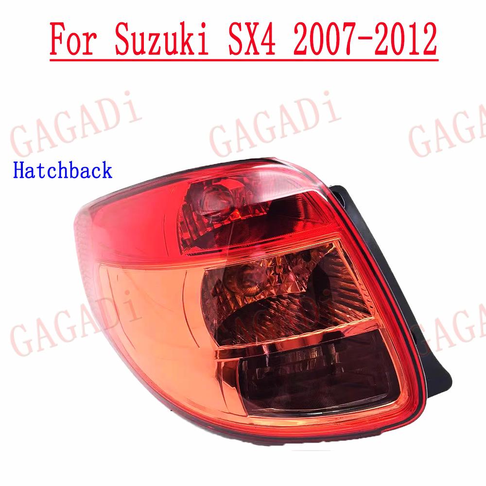 For Suzuki SX4 2007-2012 Car Rear Tail Light Tail Lamp Housing Brake Stop Indicator Lamp Cover Sedan and Hatchback Hatchback L