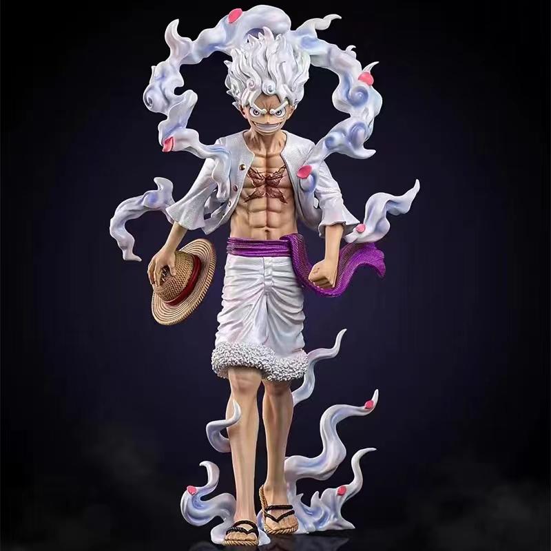 23cm One Piece Anime Pop Monkey D Luffy Actionfigur Jubiläumsmodell Gear 5 Nika Luffy PVC Statue Puppe Sammlung Spielzeug Geschenk