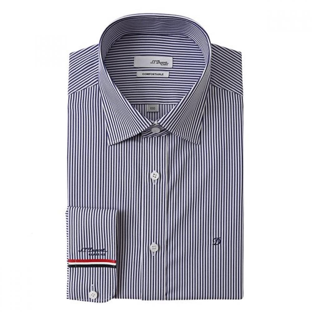 S.t. Dupont Long Sleeve Slim Fit Shirt Se5fm22ls933sny 95