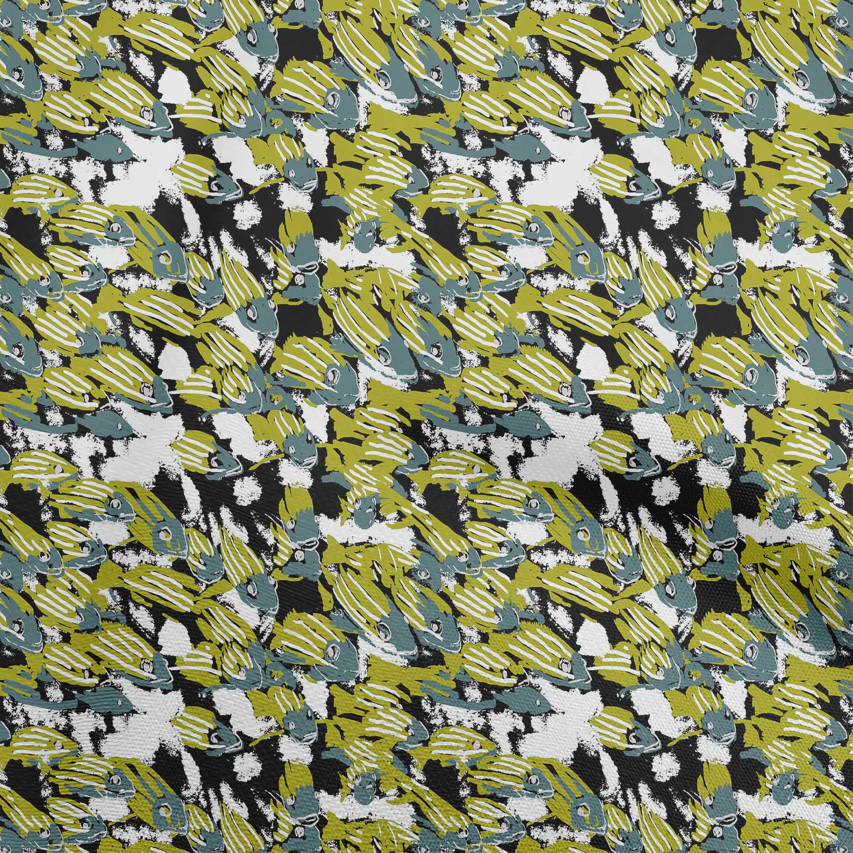 

oneOone Cotton Flex Fuschia Pink Тканина азіатська японська риба коі Швейний матеріал Двірна тканина 40 дюймів 42InchWide-ViscoseChiffon світло-зелений колір