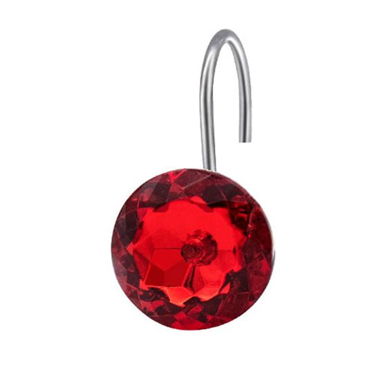 Convenient Decorative Curtain Rings Fashion Attractive Rhinestone Hooks