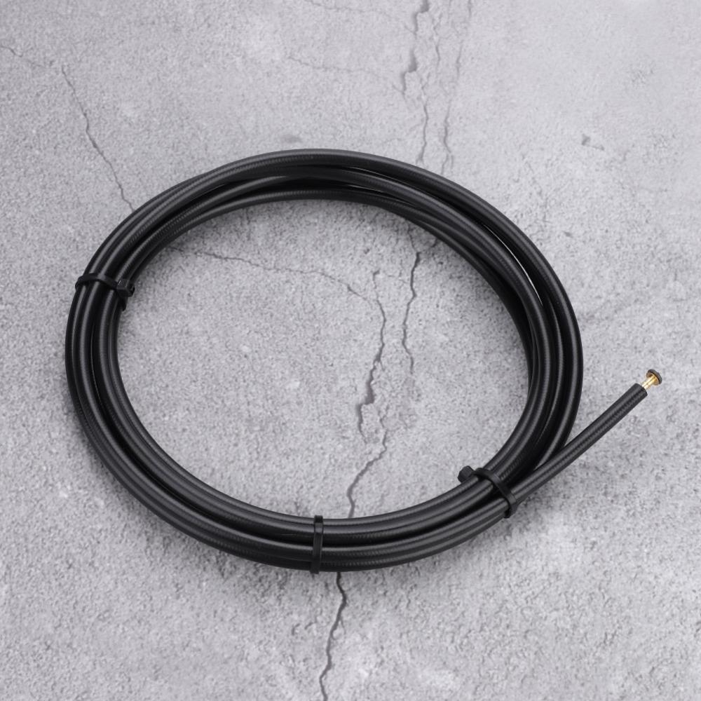 Black Hydraulic Brake Hose Tube Set with 4pcs Olive Connector Inserts Bike Hydraulic Disc Brake Hose Tube