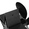 4 Blade Thermal Ht Powered Wood Stove Fan Fireplace Accessory for Ht Distribution