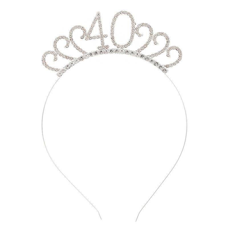 New Birthday Crown Headband - European & American Style for 1st Birthday Party