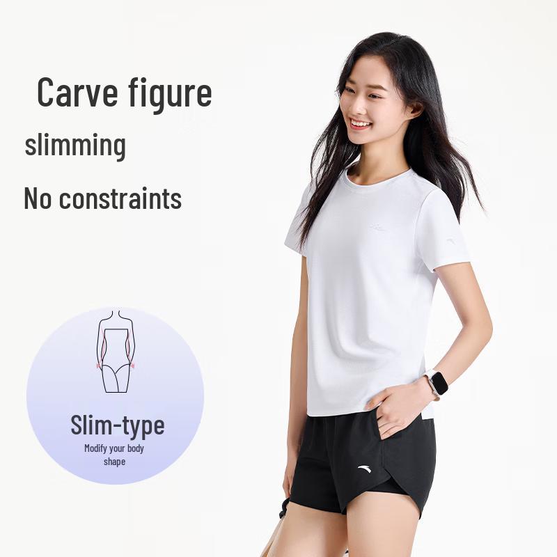 Anta Women's Quick-Dry Short Sleeve & Shorts Set