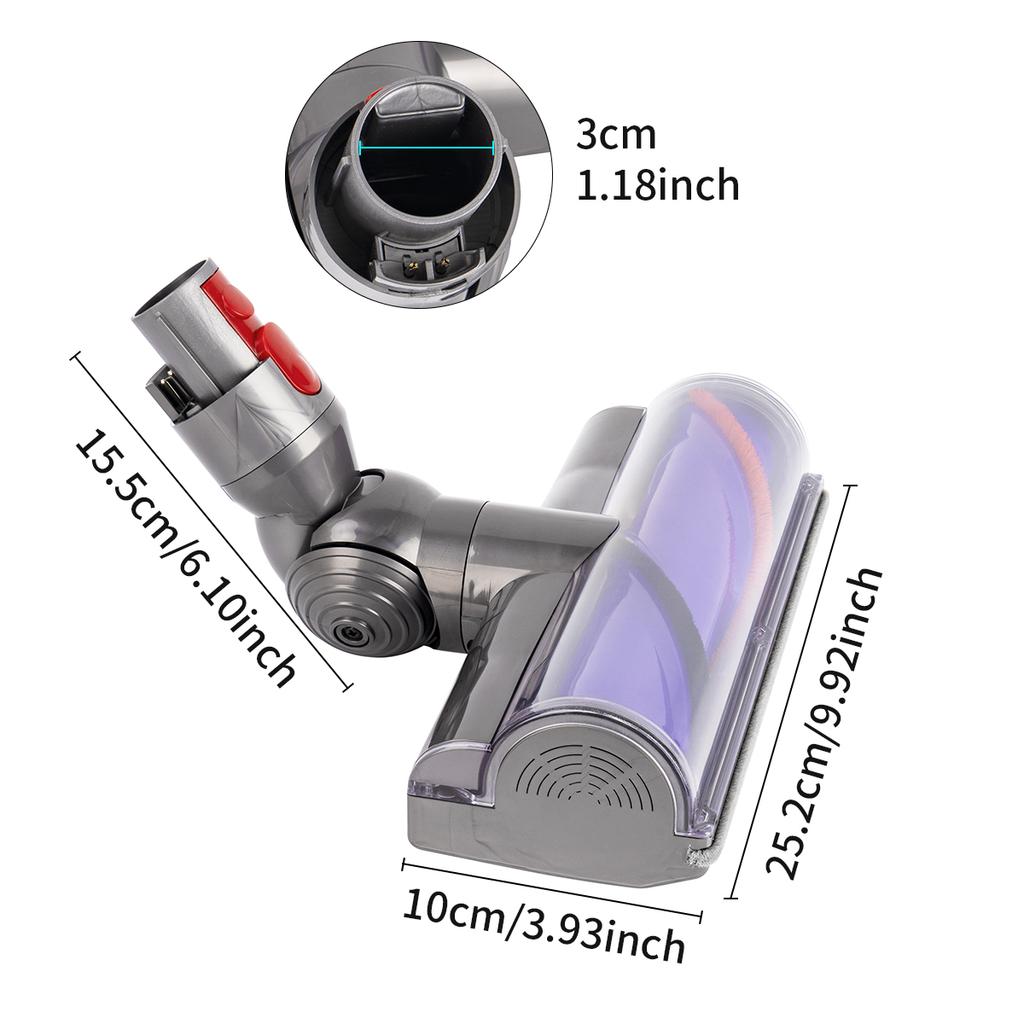 For Dyson vacuum cleaner accessories New electric floor brush V7V8V10V11V15 suction head direct drive floor brush head