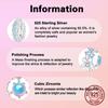 copper Woven Circular Openwork Blue Flower Wreath Pendant Charm Compatible With Authentic Charm Bracelets Women Do It Yourself Jewellery Gift