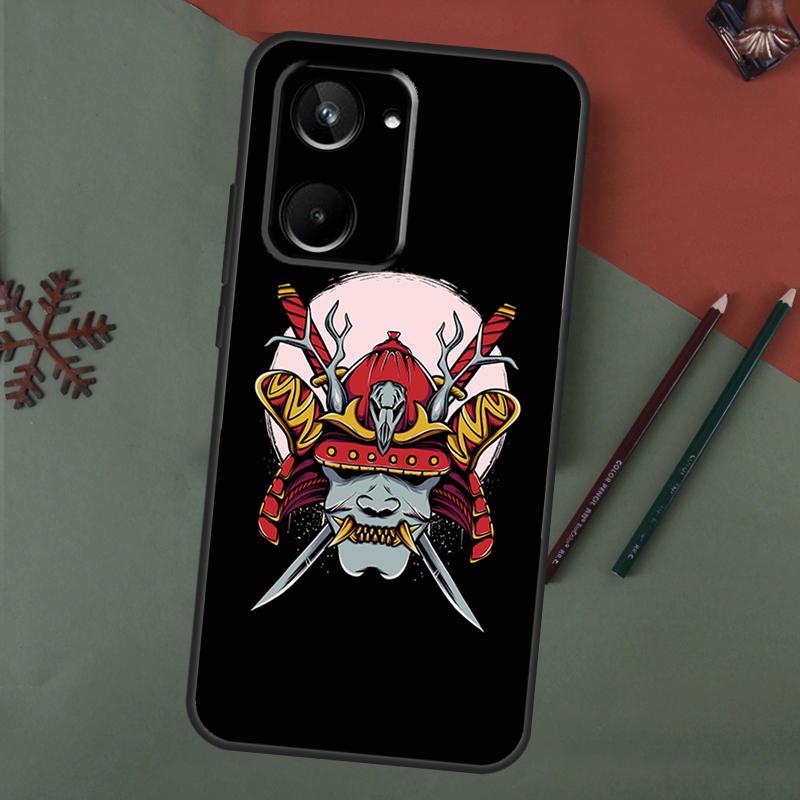

Samurai Oni Mask Case For Realme 15 Pro GT7 GT6 C65 C67 C61 C53 C55 C51 C35 C63 C71 C75 11 12 13 14 Pro Plus Realme C31