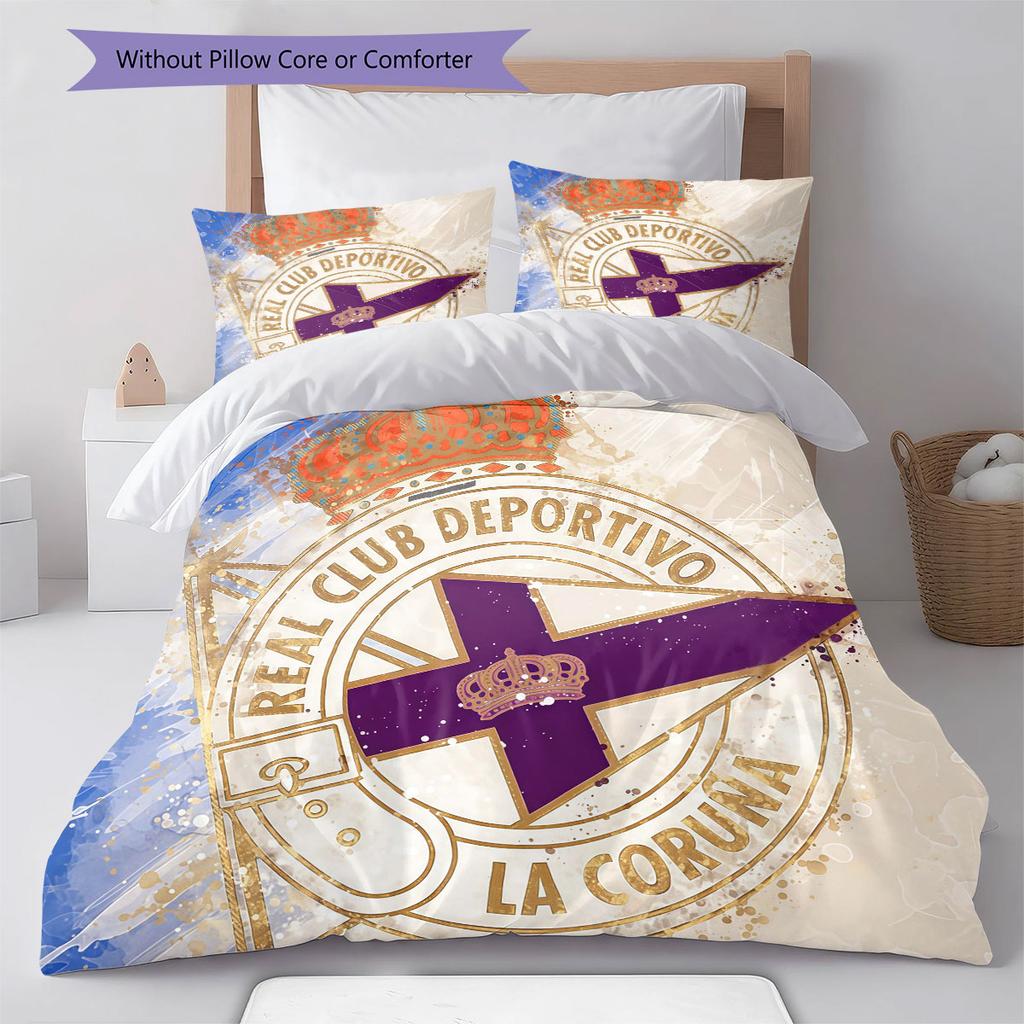 Poster Depor Set Copripiumino Copripiumino Federa Decorazione Casa Regalo di Compleanno (1 * copripiumino + 2 * federa, senza nucleo)