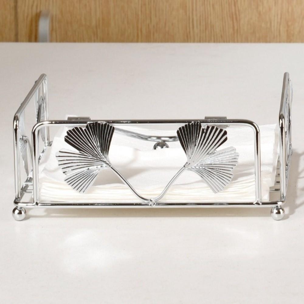 Hollow Out Napkin Holder Vintage Napkin Tray Sturdy Paper Organizer Desktop Placement